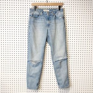 TRAVE | Karolina Relaxed Taper Jeans in Straight Shooter Blue Sz. 27